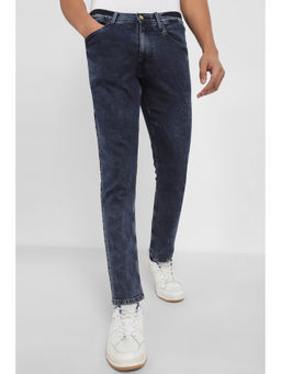 Allen Solly - Men Navy Slim Fit Dark Wash Jeans