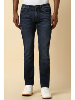 Allen Solly - Men Navy Slim Fit Dark Wash Jeans