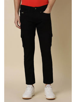 Allen Solly - Men Black Slim Fit Dark Wash Jeans