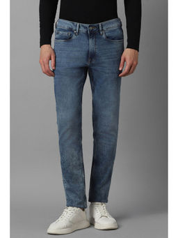 Louis Philippe - Men Blue Mid Super Slim Fit Jeans