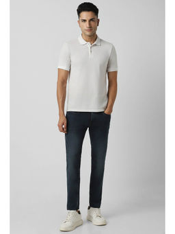 Van Heusen - Men Navy Dark Wash Skinny Fit Jeans