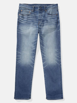 American Eagle - Men Blue Air Flex Plus Athletic Straight Jean