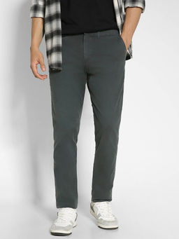 American Eagle - Men Green Flex Slim Lived In Khaki Pants