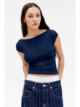 BDG by Urban Outfitters - Frankie Navy Blue Top