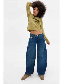 BDG by Urban Outfitters - Kayla Cacoon Mid Vint Blue Jeans