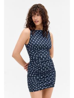 BDG by Urban Outfitters - Nancy Mini Dress - Navy Blue