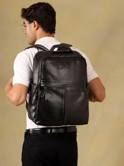 VISMIINTREND - Unisex Stylish Laptop Travel Backpack for Professional Business Use - Black