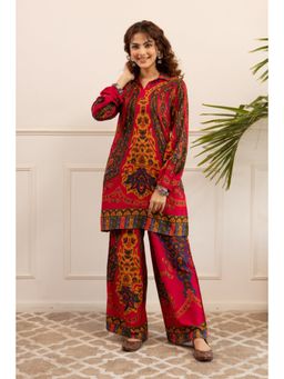 Autumnlane - Kabool Berry Printed Cotton Co-Ord Set