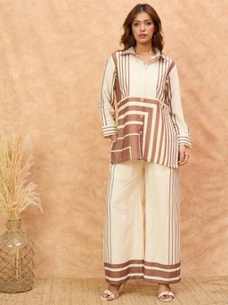 Varanga - Women Off White Printed Co-ord Set