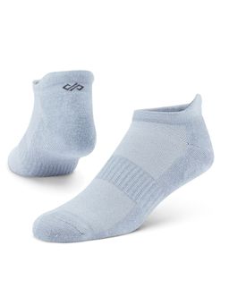 Dynamocks - Grey Solid Men Bamboo Ankle Length Socks - Free Size
