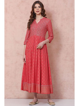 Rangriti - Cor Viscose Rayon Kalidar Dress