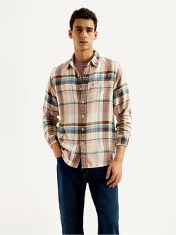 Levi's - Men Multi-Color Check Slim Fit Shirt