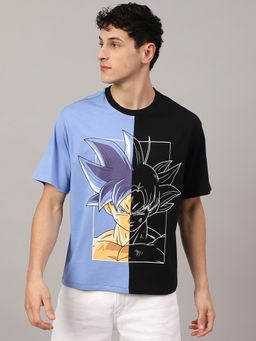 Free Authority - Multi-Color Dragon Ball Super Graphic Loose Fit T-Shirt