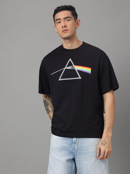 Free Authority - Black Floyd Printed Premium T-Shirt