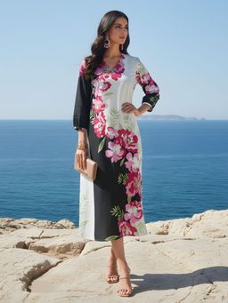 Dora Dori - White Floral Printed Dress