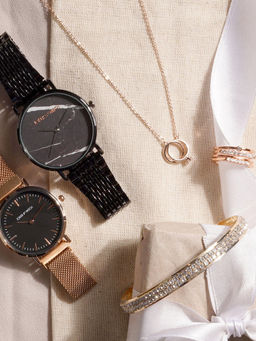 Joker and Witch - Joker & Witch Margo Watch & Jewellery Gift Set For Both Men And Women - JWGS62