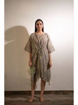 Avaasya Jaipur - Green Saanjh Kaftan Dress