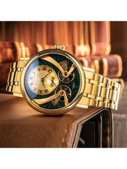 Earnshaw - Beaufort Anatolia Automatic Green Round Dial Mens Watch - ES-8059-11