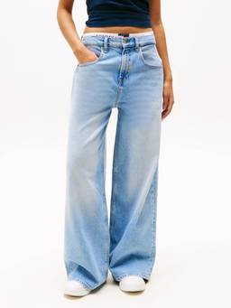 Tommy Hilfiger - Women Blue Cotton Solid Jeans