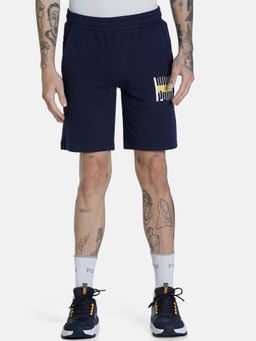 Puma - Graphic M V Men Blue Shorts