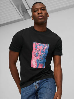 Puma - Graphics Mirage Cat Mens Black T-Shirt