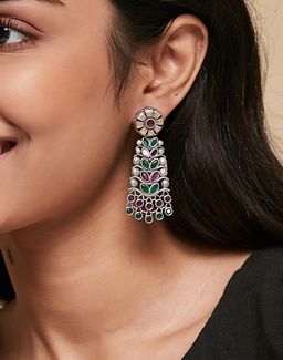 Fabindia - Women Multi-Color Dangler Earrings