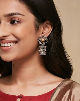 Fabindia - Women Metal Jhumka Earrings