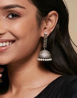 Fabindia - Women Metal Multi-Color Jhumka Earrings