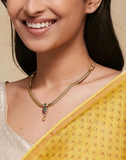 Fabindia - Women Metal Multi-Color Necklace