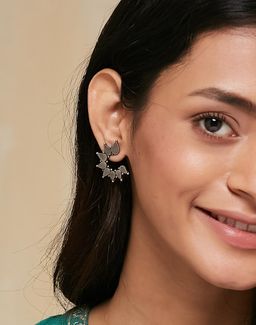 Fabindia - Women Silver Drop Earrings