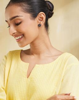 Fabindia - Women Multi-Color Stone Stud Earrings