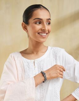Fabindia - Women Blue Stone Adjustable Cuff