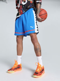Puma - Rtg Interlock 10 Men Blue Shorts