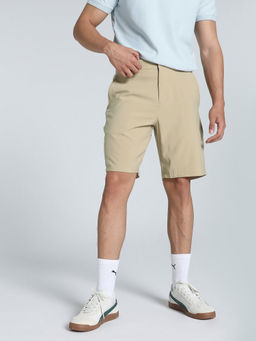 Puma - Ess Graphic 9 Men Beige Shorts