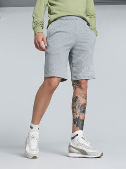 Puma - Ess Logo Lab Men Grey Shorts