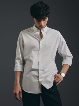 Andamen - Men White Pure Cotton Regular Fit Shirt