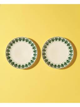 Lovedwell - Mariquitas Side Plate - Green (Set of 2)