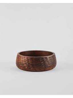Lovedwell - Wooden Fruit Bowl - Dark Acacia
