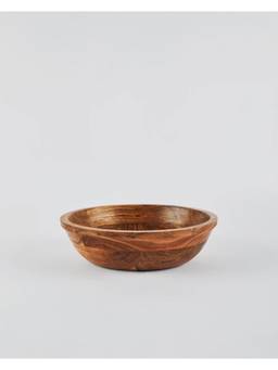 Lovedwell - Wooden Serving Bowl - Natural - 10 Inch