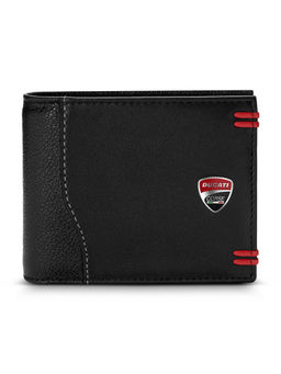 Ducati Corse - Men Black Genuine Leather Wallet