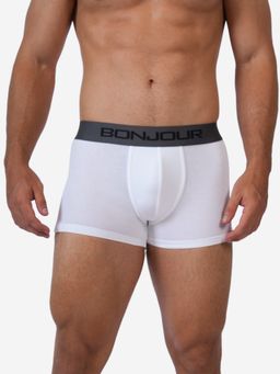 Bonjour - White Cotton Solid Trunk