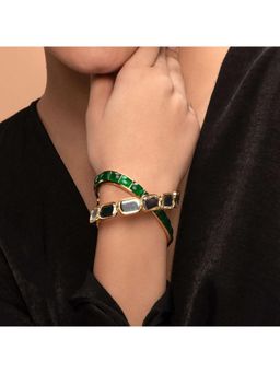 Isharya - Fiesta Hydro Emerald X Cuff