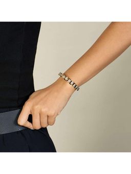 Isharya - Black Squares Open Cuff