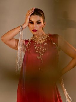Tussya by Shreya - Velora Crystal Choker