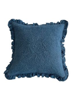 Belleven - Denim Rose Pillow Cover