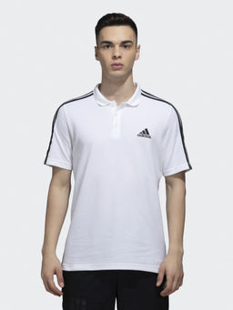 adidas - In Smu 3S Pl Men White Sportwear Polo T-Shirt