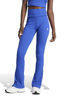adidas Originals - Rib Flared Pant Women Blue Originals Trackpants