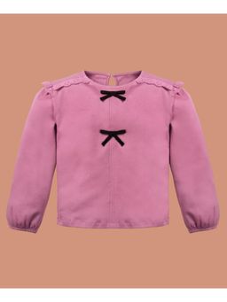 My Milestones - 100% Cotton Full Sleeves Top - Marry Rose Pink