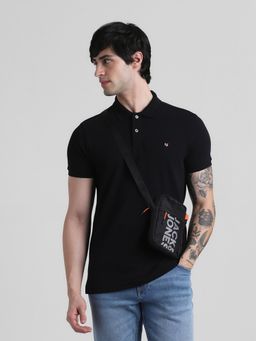 Jack & Jones - Black Slim Fit Polo T-Shirt