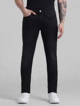 Jack & Jones - Black Ben Skinny Fit Low Rise Stretch Jeans